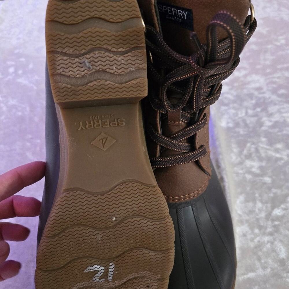 Sperry Syren Heel Tan Boots. GREAT CONDITION. Womens Size: 11 - Picture 2 of 3